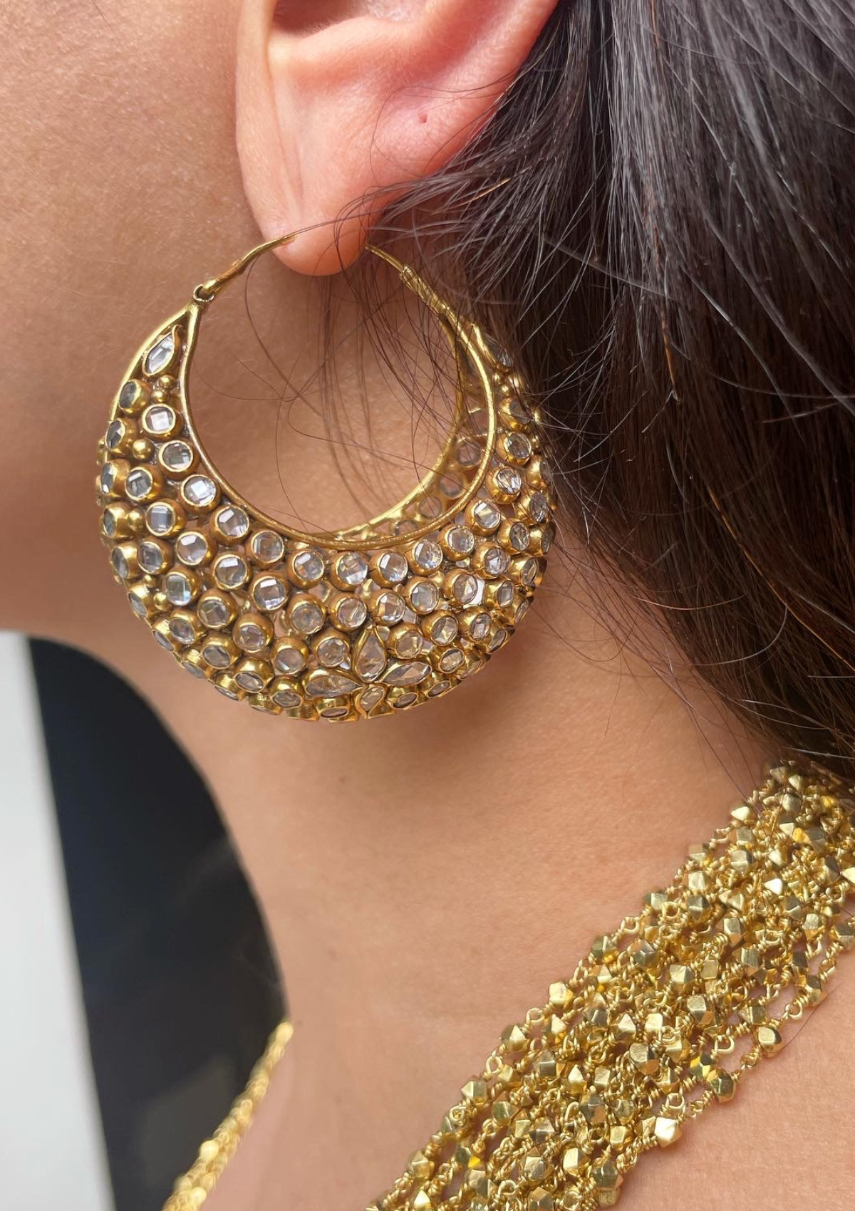 Buy Pretty Paisley Diamond Drop Earrings Online | CaratLane